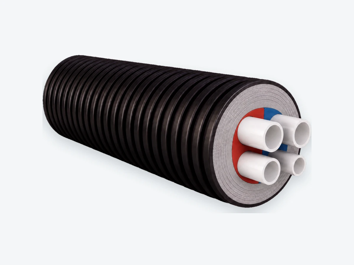 Четырёхтрубная система Uponor Ecoflex Quattro